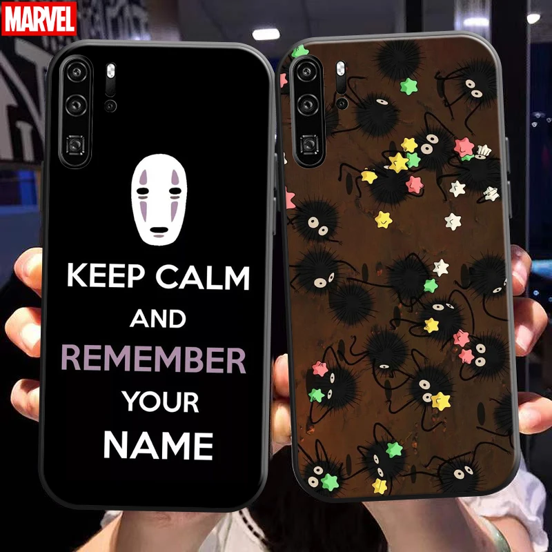 

Spirited Away Totoro No Face Man For Huawei P50 P40 P30 P20 Pro Lite 5G P Smart 2019-2021 Phone Case Coque Carcasa