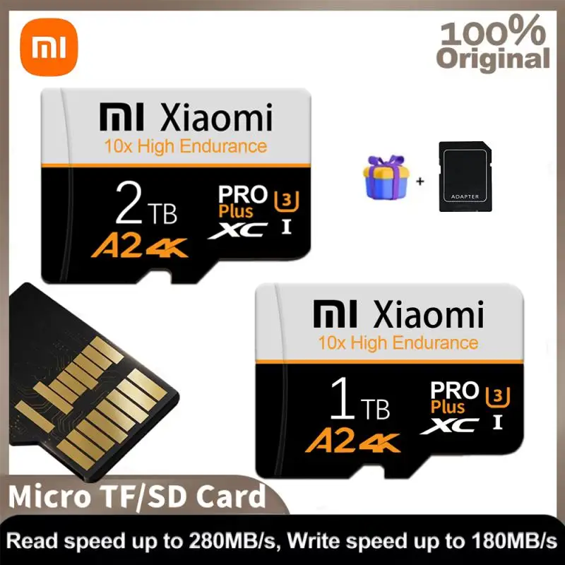 Оригинальная SD-карта памяти Xiaomi формата 1 ТБ A2 C10 512 ГБ Micro TF для R4 карты Nintendo 64