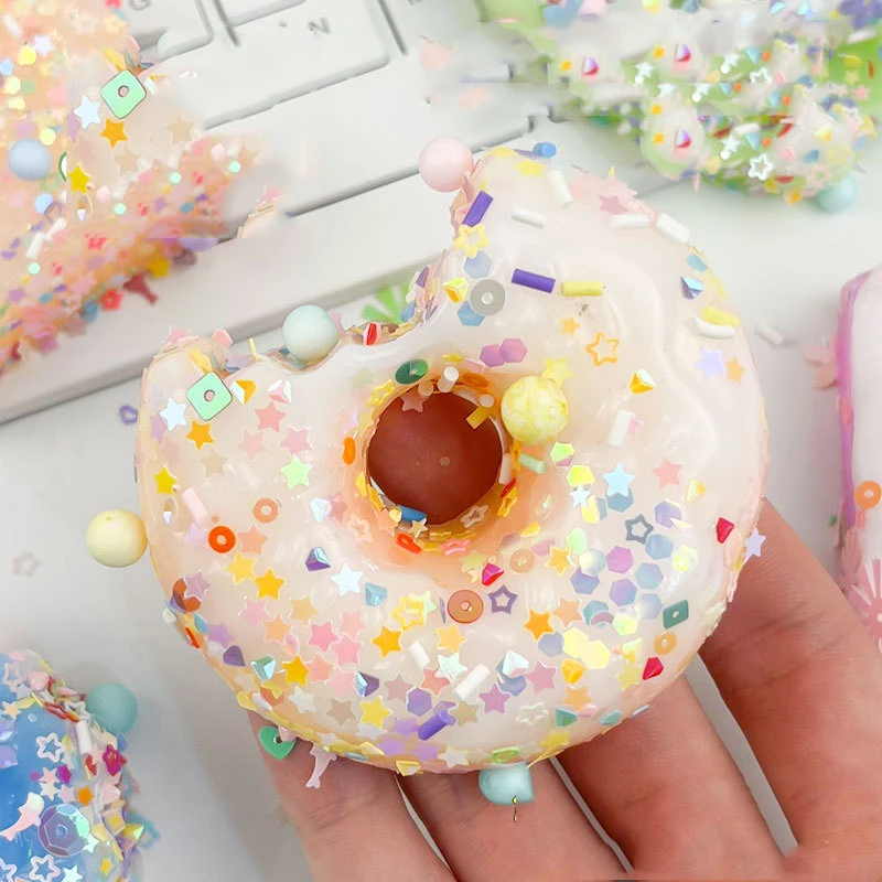 Креативная Новинка кавайные десерты Мультяшные вафли панда Крабики пончики тост