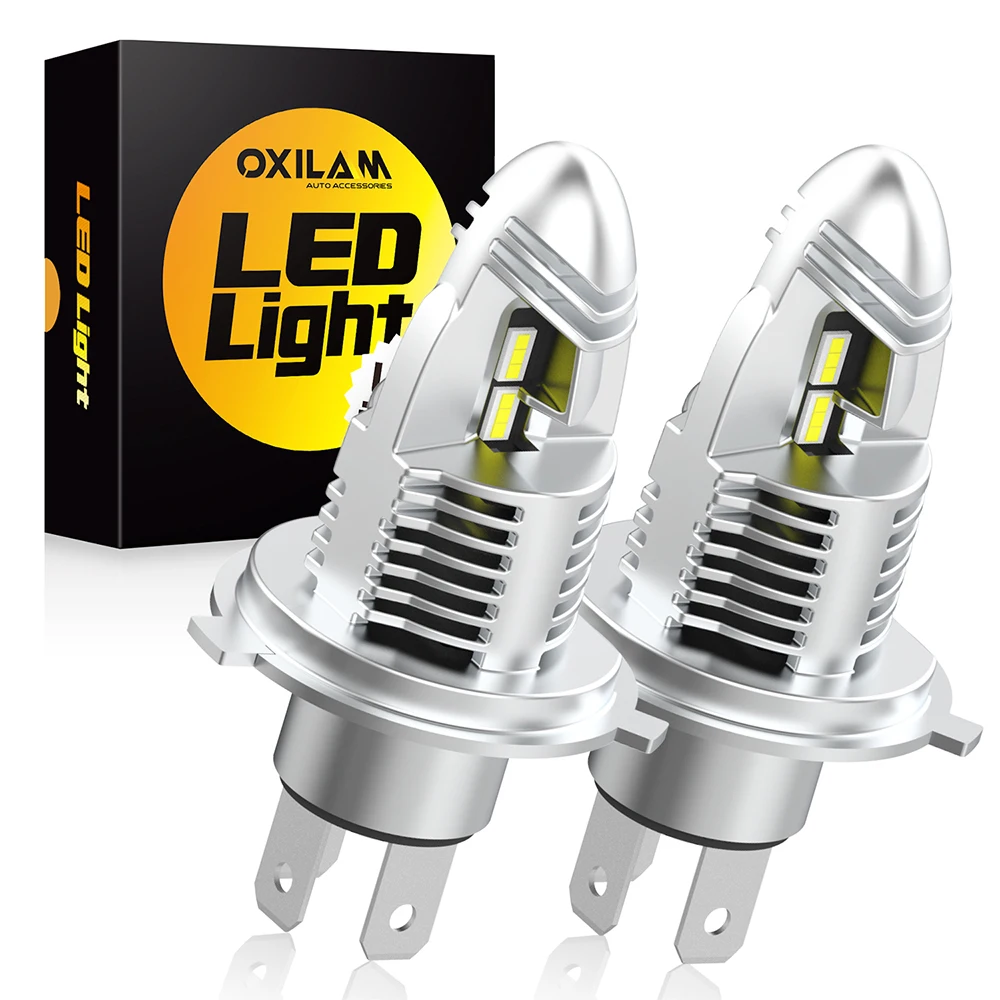 

2X H4 LED Bulbs Headlight For Toyota Rav4 Kia Rio BMW E90 F25 E60 Ford Focus Fiesta Audi A6 A4 VW Golf Honda Civic 9003 HB2 LED