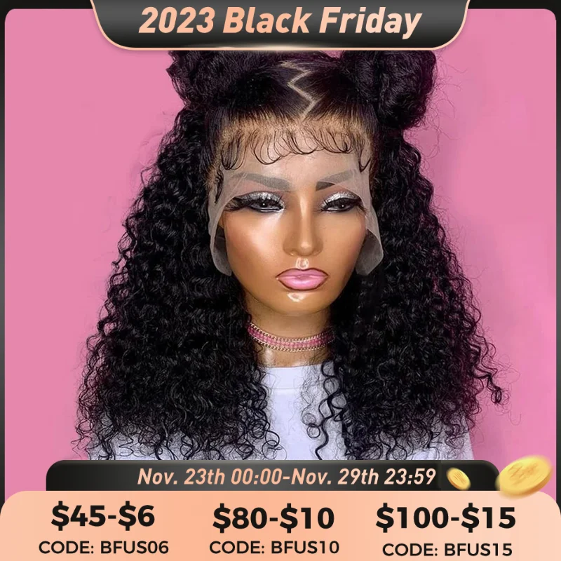 

Short Bob Wigs 13x4 Deep Curly Lace Front Wigs Human Hair For Black Women Glueless HD Lace Front Wigs Human Hairwith Baby Hair