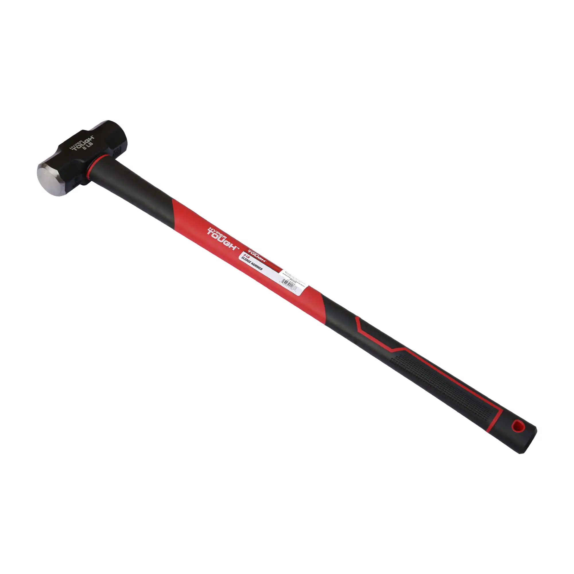 

Free Shipping 8lb Sledge Hammer with Double Injection Fiberglass 34" Handle
