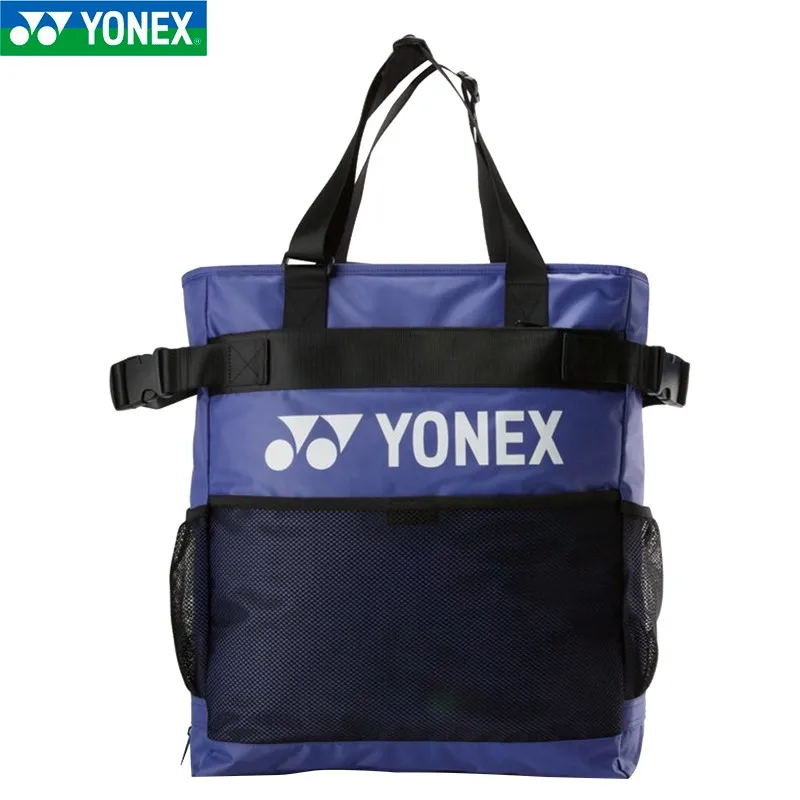 YONEX Portable 2 Pcs Badminton Bag BA222 Carry Shoulder Bag Men Women Racquet Sport Tote Bag Tennis Racket Bag with Mesh Pocket