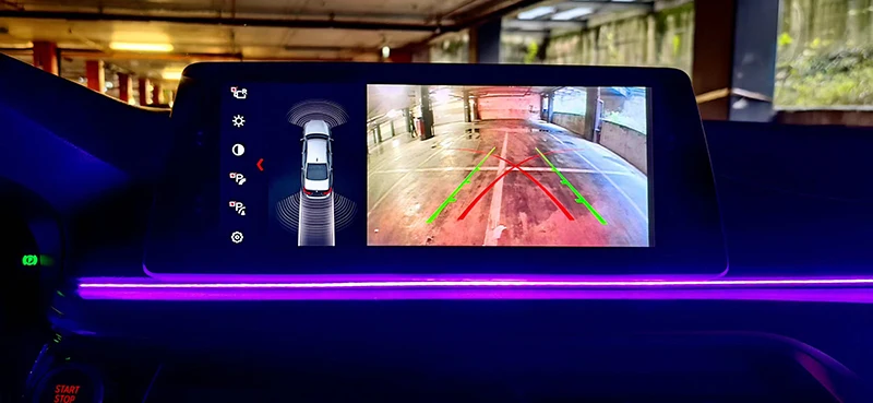 Для BMW 5 серии G38 2018 + динамическая светодиодная Иллюзия окружающий светильник