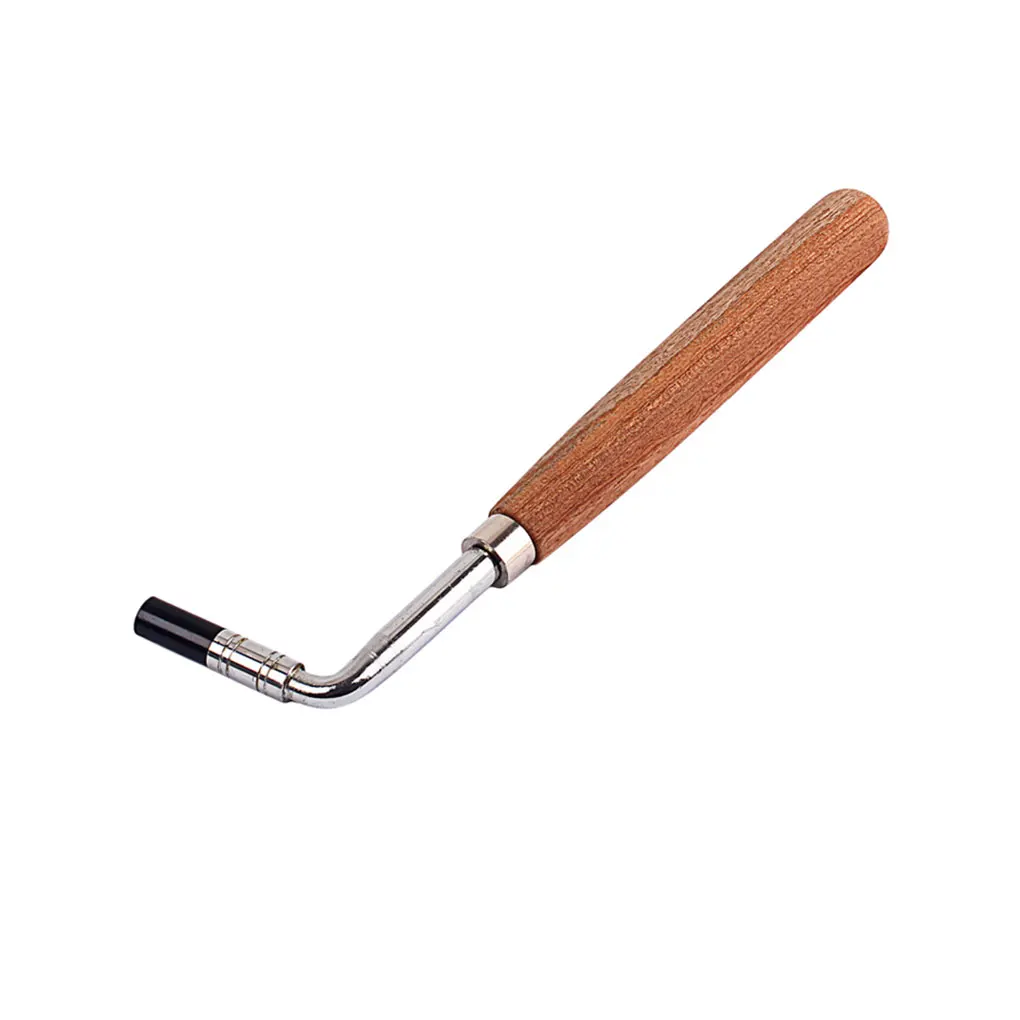 

Sturdy Piano Tuning Hammer Professional L-shape Wrench Wood Metal Tuner Spanner Instrument Maintenance Tip Tool