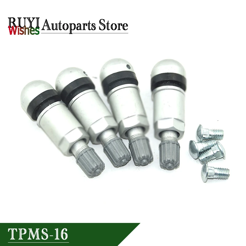 Новый универсальный алюминиевый клапан для шин TPMS-16 BMW Benz Porsche Cayenne Mercedes Maserati TPMS