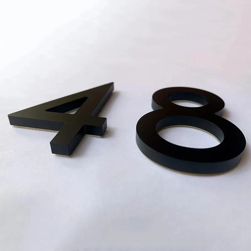 Персонализированный лазерный резной акриловый 3D строительный арт с цифрами для