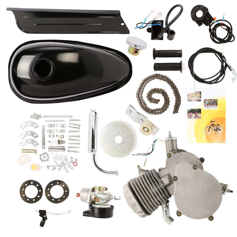 

80CC 2 STROKE MOTORISED BICYCLE CYCLE PETROL GASENGINE FOR MOTOR KIT ACCESSORIES