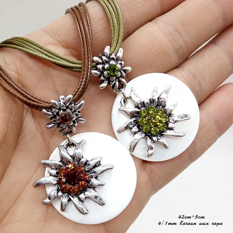 Женское ожерелье QIDIEHUA Edelweiss