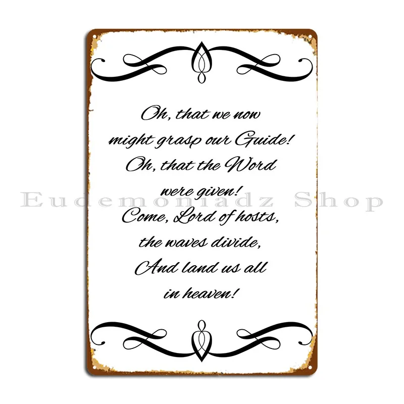 

Металлический плакат с надписью «Guide To Heaven»