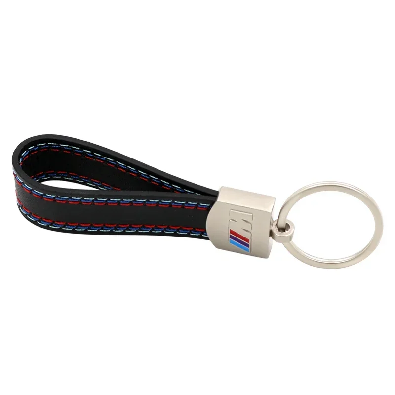 1 шт. кожаный автомобильный брелок металлический для ключей стиль bmw M наклейка e46