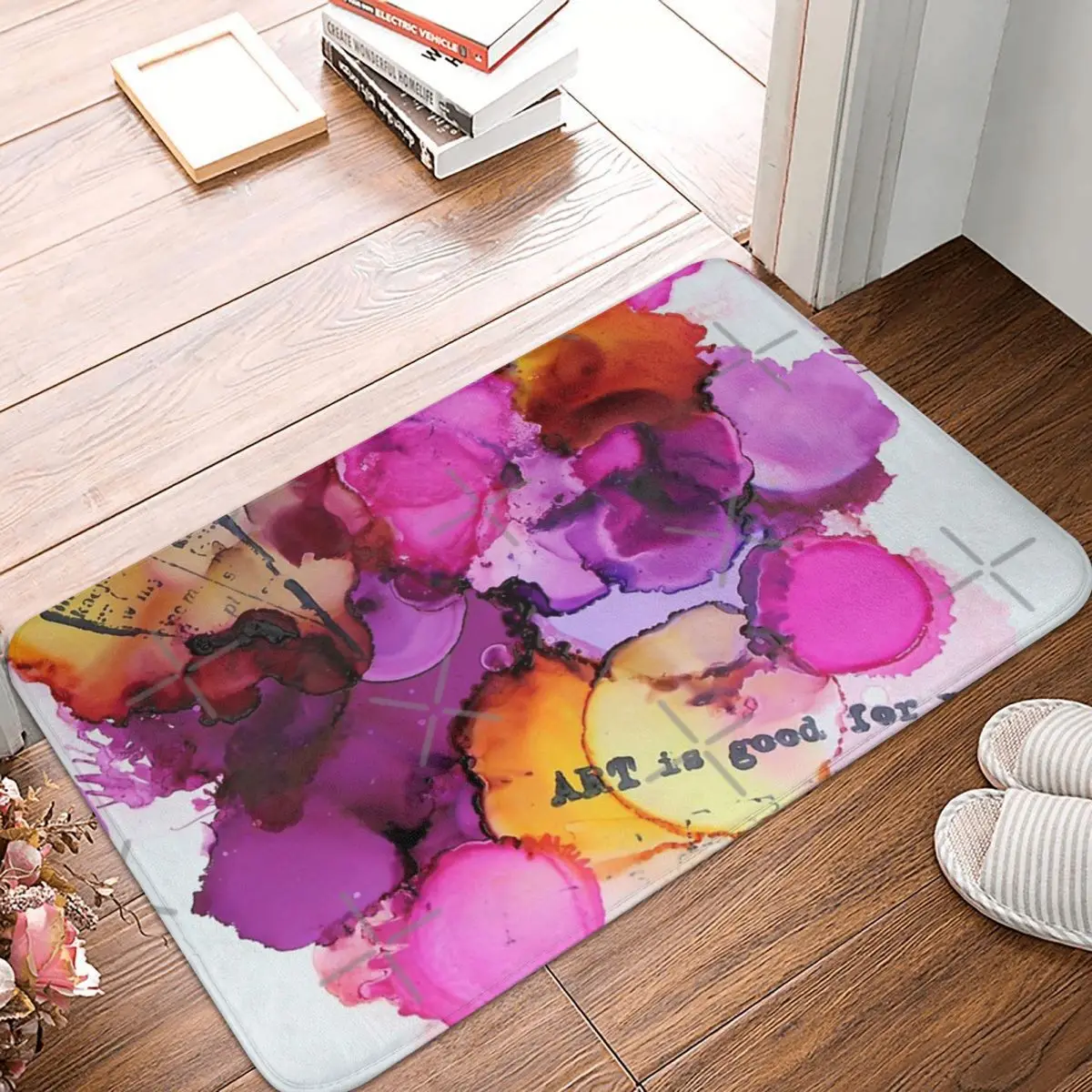 

Коврик из полиэстера с надписью «Love Story» (happy Art), 60x40 см