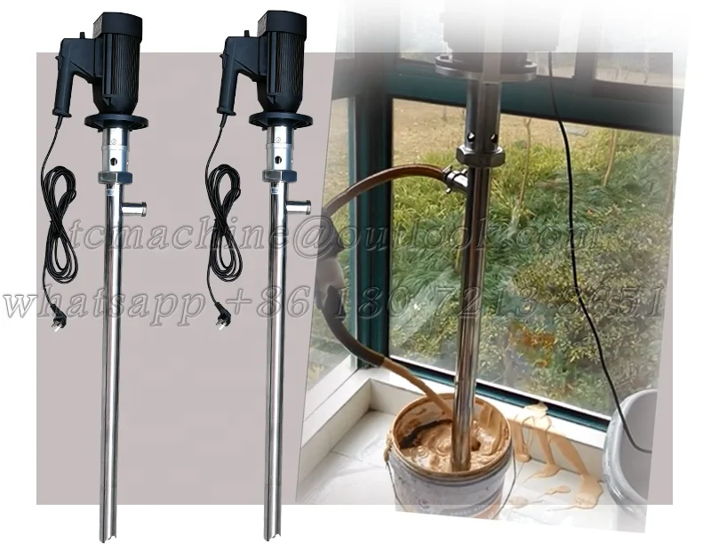 

26l/min 25,000cps Portable Barrel Pump For 200l Standard Barrel