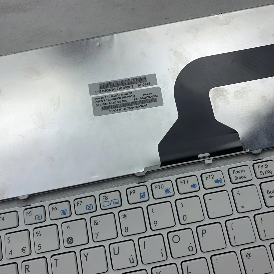 Клавиатура для ноутбука Asus K52 K52F K52DE K52J K52N K52JC K52JE G60 G51 G53 K53S G72J G72JH G73 с британской