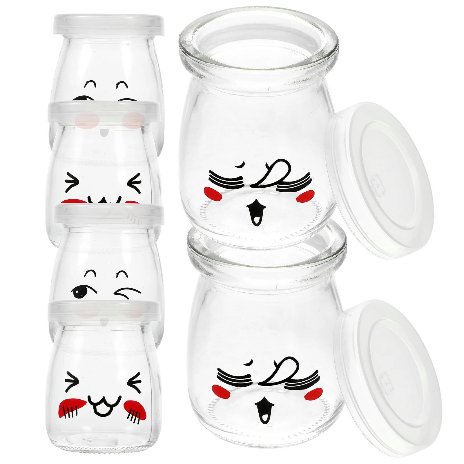 

Glass Pudding Bottles Jam Jars Yogurt Storage Bottles Glass Pudding Bottle Jam Yoghurt Jelly Sub Bottling