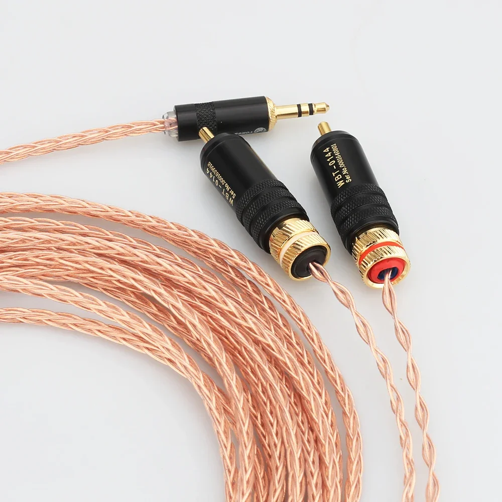 Высококачественный аудио-видео кабель Hi-Fi от 2 до 3 5 мм с аудиокабелем OFC из чистой