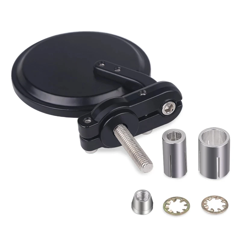 Зеркало заднего вида складное черное 22 мм 2 шт.