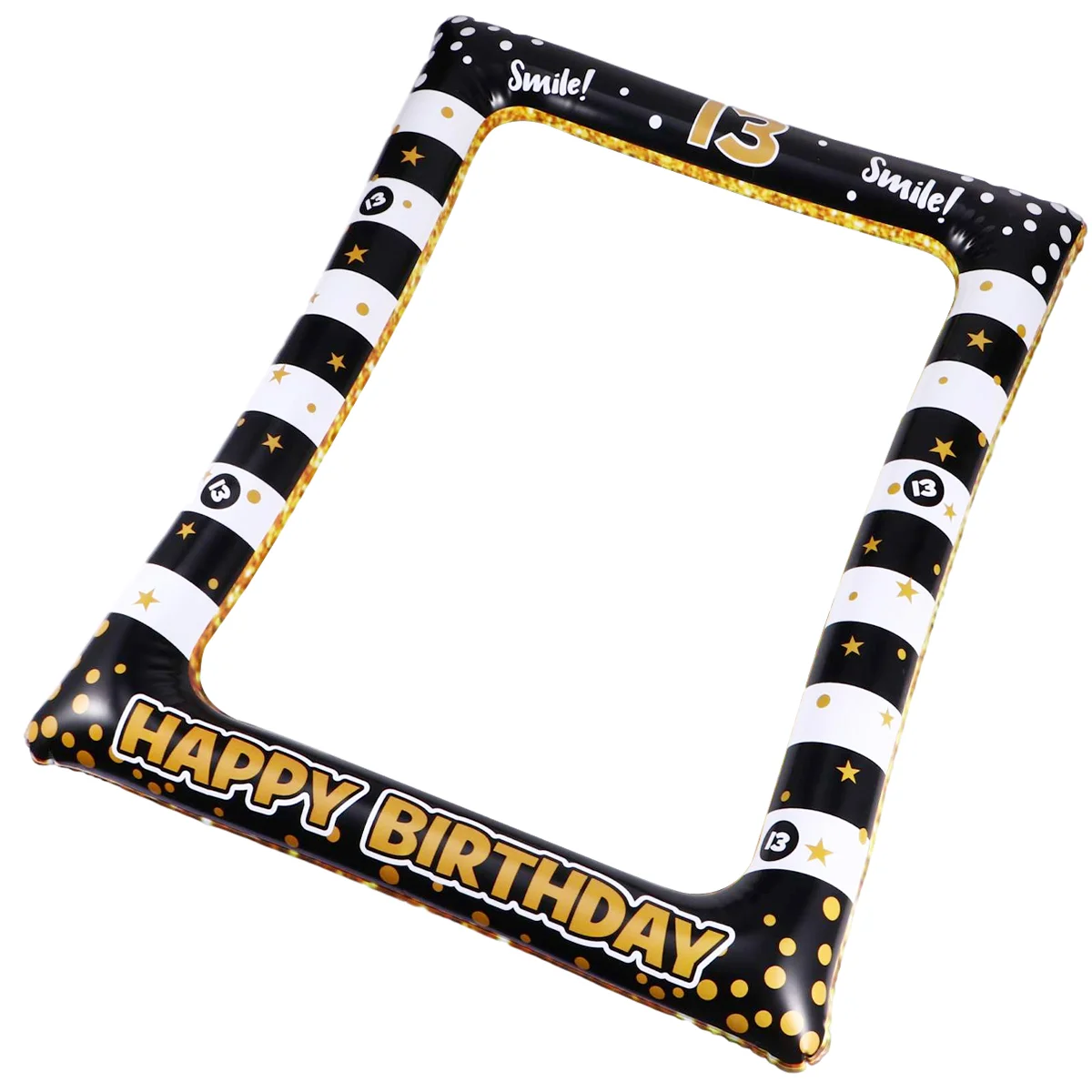 

Birthday Frame Photo Props Party 13Th Selfie Inflatable Booth Picture Prop Happy Festival Supplies Photography Pvc Sign Funny