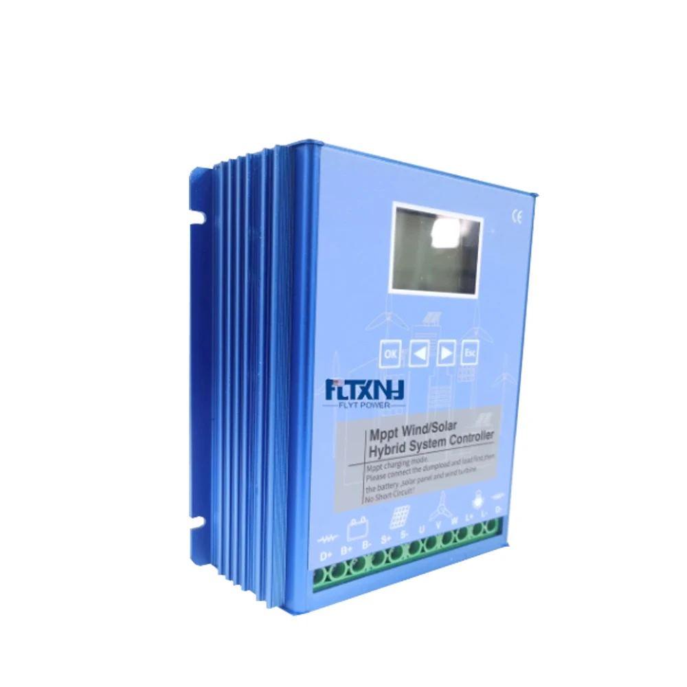 Высокоэффективный гибридный контроллер MPPT 1 кВт 2 3 для ветровой турбины и