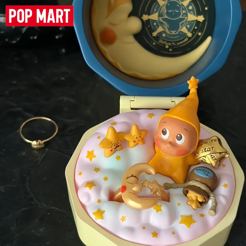 Фото Новинка 2026: POP MART Romantic Ring Box Series 4 — Наборы из 4 сцен, игрушки-сюрпризы, кавайные аниме-фигурки, загадочные коробки, куклы, подарки №1