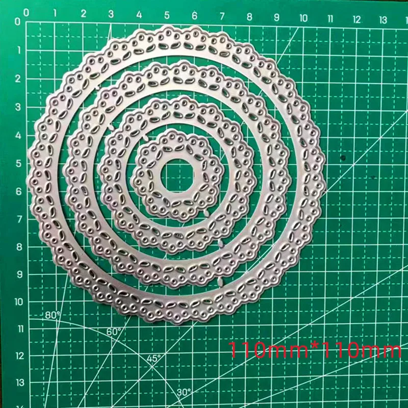 

Round Metal Cutting Dies For Scrapbooking Decoration Stencils Embossing Templates Handmade No Clear Stamps 2022 New Arrival