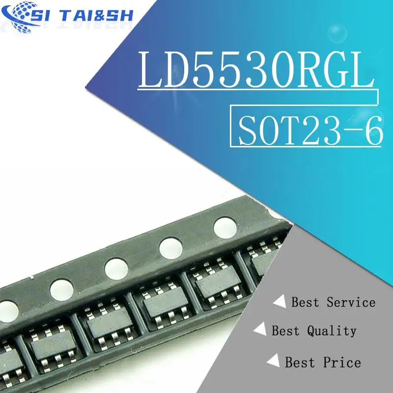 10pcs LD5530RGL SOT23-6 LD5530 30R integrated circuit | Integrated Circuits