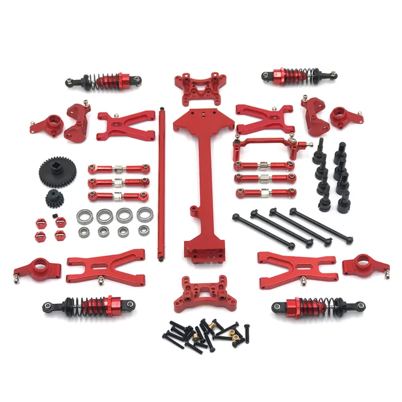 

Wltoys 1/18 A949 A959 A969 A979 K929 Red series Suspension Swing Arm Chassis Servo Motor Pull Rod Car Metal Upgrade Accessories