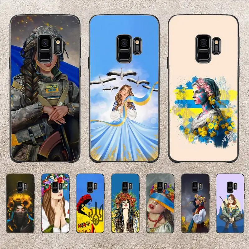

Ukraine Girl Phone Case For Samsung Galaxy A51 A50 A71 A21s A31 A41 A10 A20 A70 A30 A22 A02s A13 A53 5G Cover Coque
