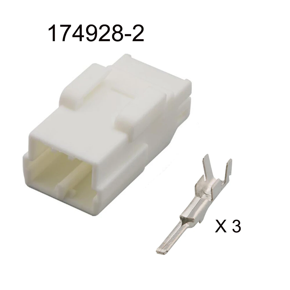 100 комплектов 174928 -2 174921 -1 автомобильныйВодонепроницаемый разъем2pinfamale штекерный