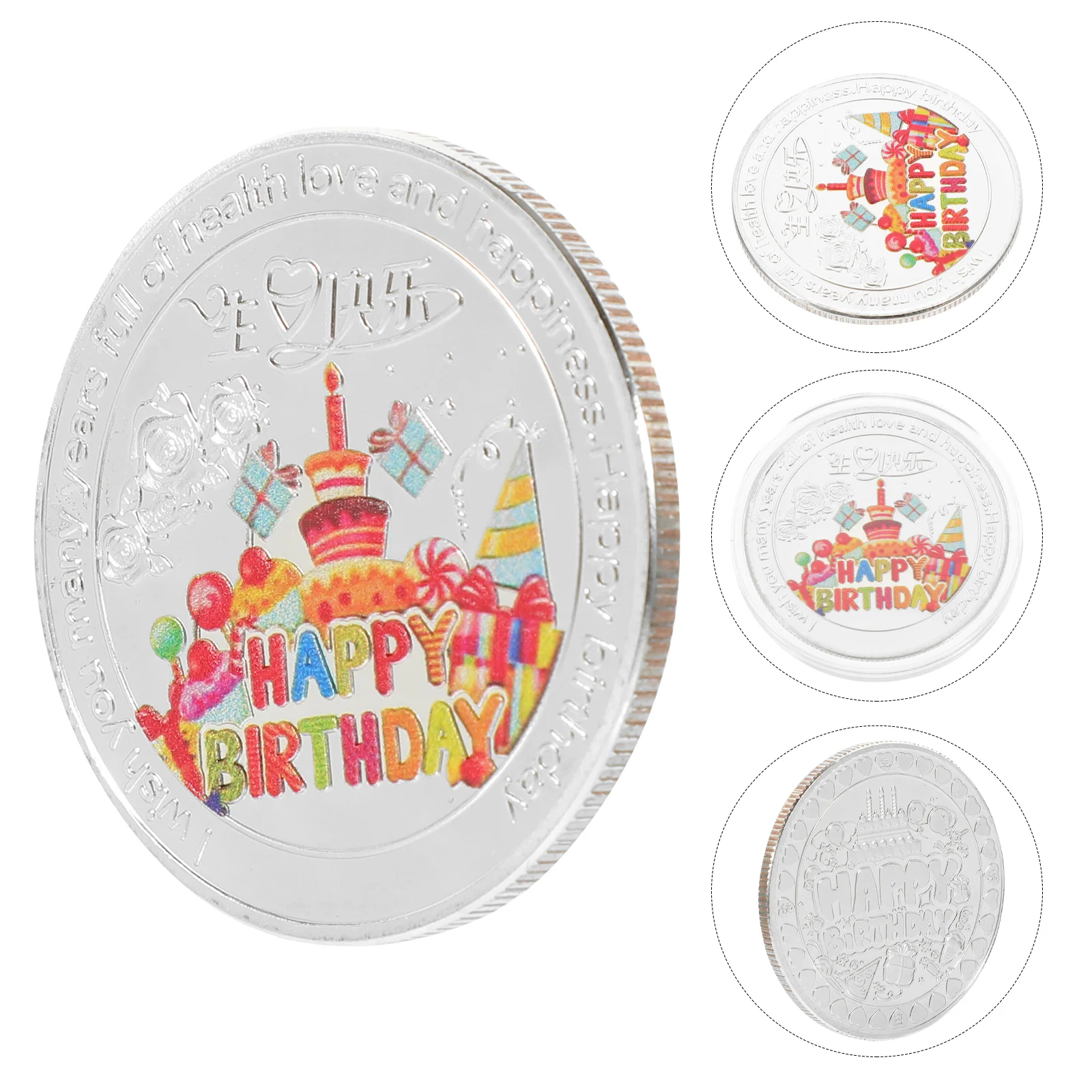 

Metal Commemorative Collection Coin Souvenir Collecting Birthday Present Birthdays