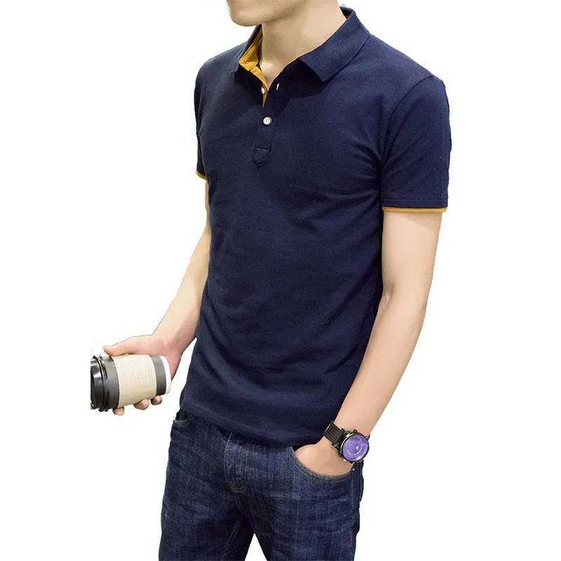 

B2003-T-shirt men's short-sleeved summer new cotton loose casual trend half-sleeved T-shirt clothes