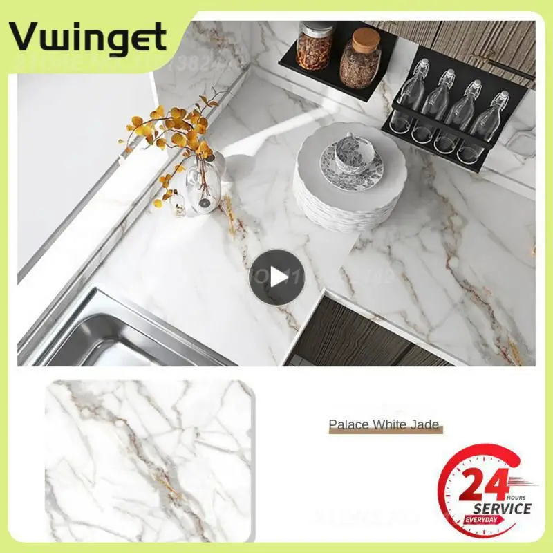 

1~5PCS Durable Marble Design Waterproof Contact Paper Multi Scenario Usage Bathroom Removable Wallpaper Oil-proof Water Proof