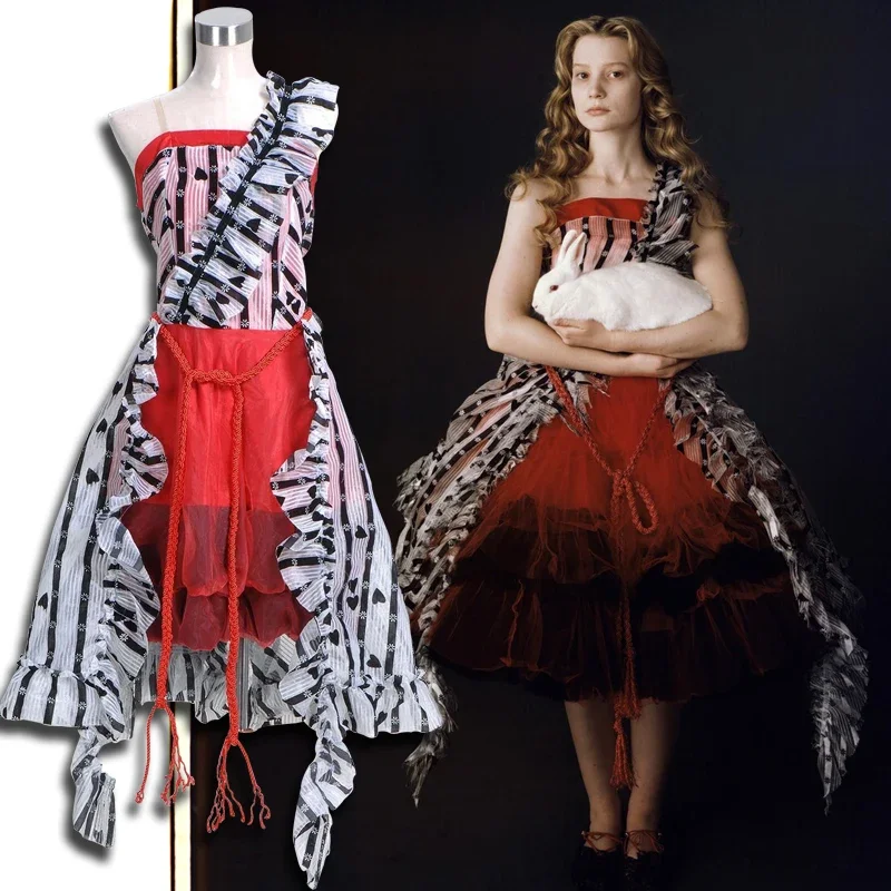 

Alice cospaly costume red dress