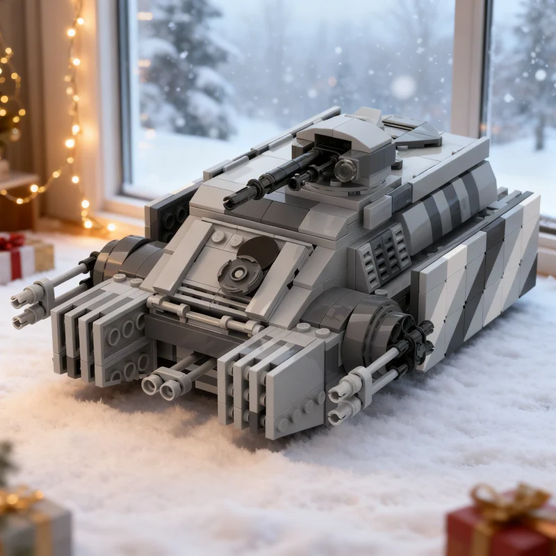 Фото Набор строительных блоков MOC TX GAVh Intimidator Star Battle, 585 деталей, модель для сборки, архитектурный конструктор, рождественский подарок, креативная идея для детей №1