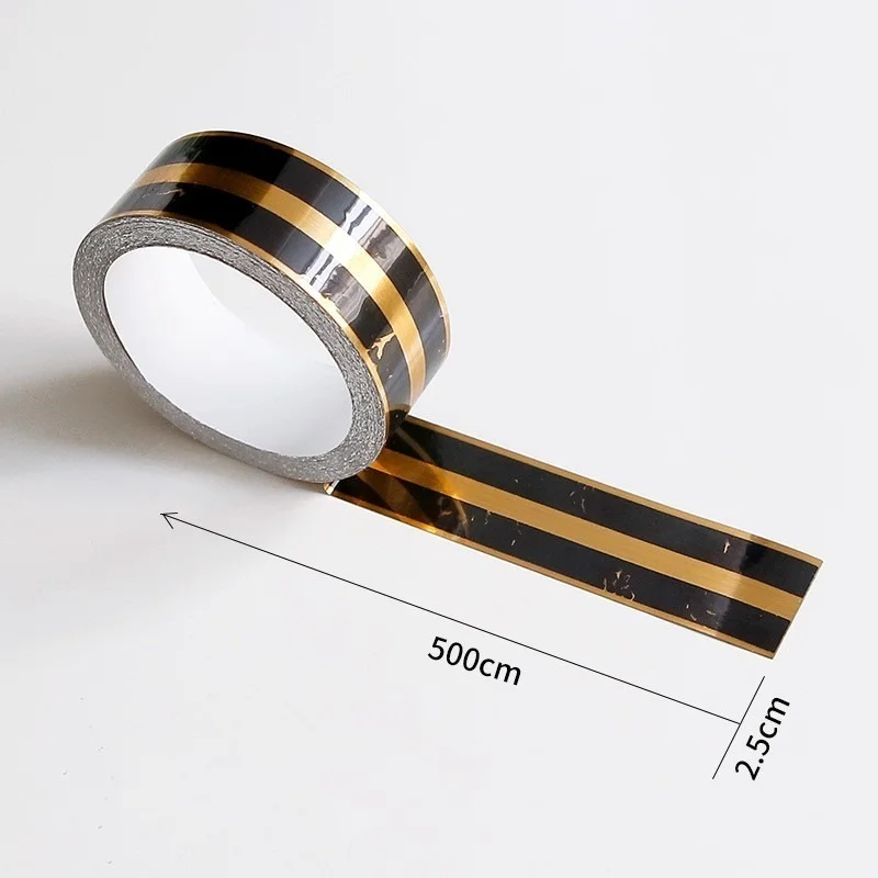 5M/roll Self-adhesive Ceramic Tile Gap Tape Mildewproof Waterproof Frame Decoration Line for Wall and Floor Edge | Дом и сад
