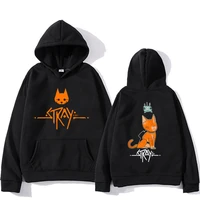 stray game hoodie kawaii cat cartoon graphic sweatshirts straygame straycat printed pullovers for girls autumn womenmen hoodies