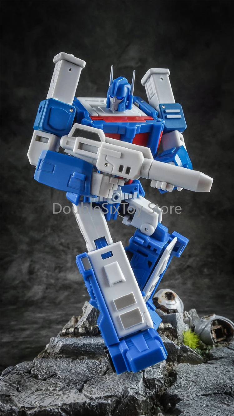 Трансформирующийся робот G1 CP01 Ультра Магнус в режиме транспортного средства, карманный военный аниме-фигура-модель маленького масштаба, отправка таинственного подарка.