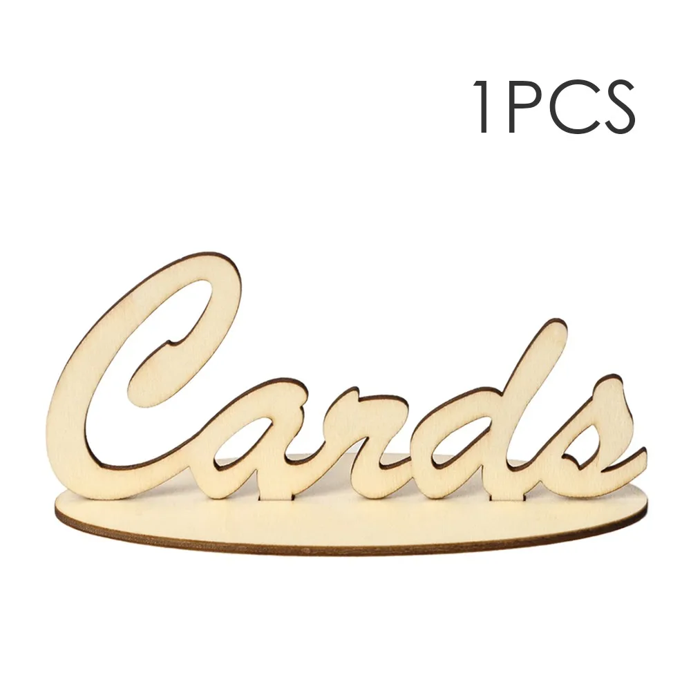 

DIY wooden pendant card sign wedding table board