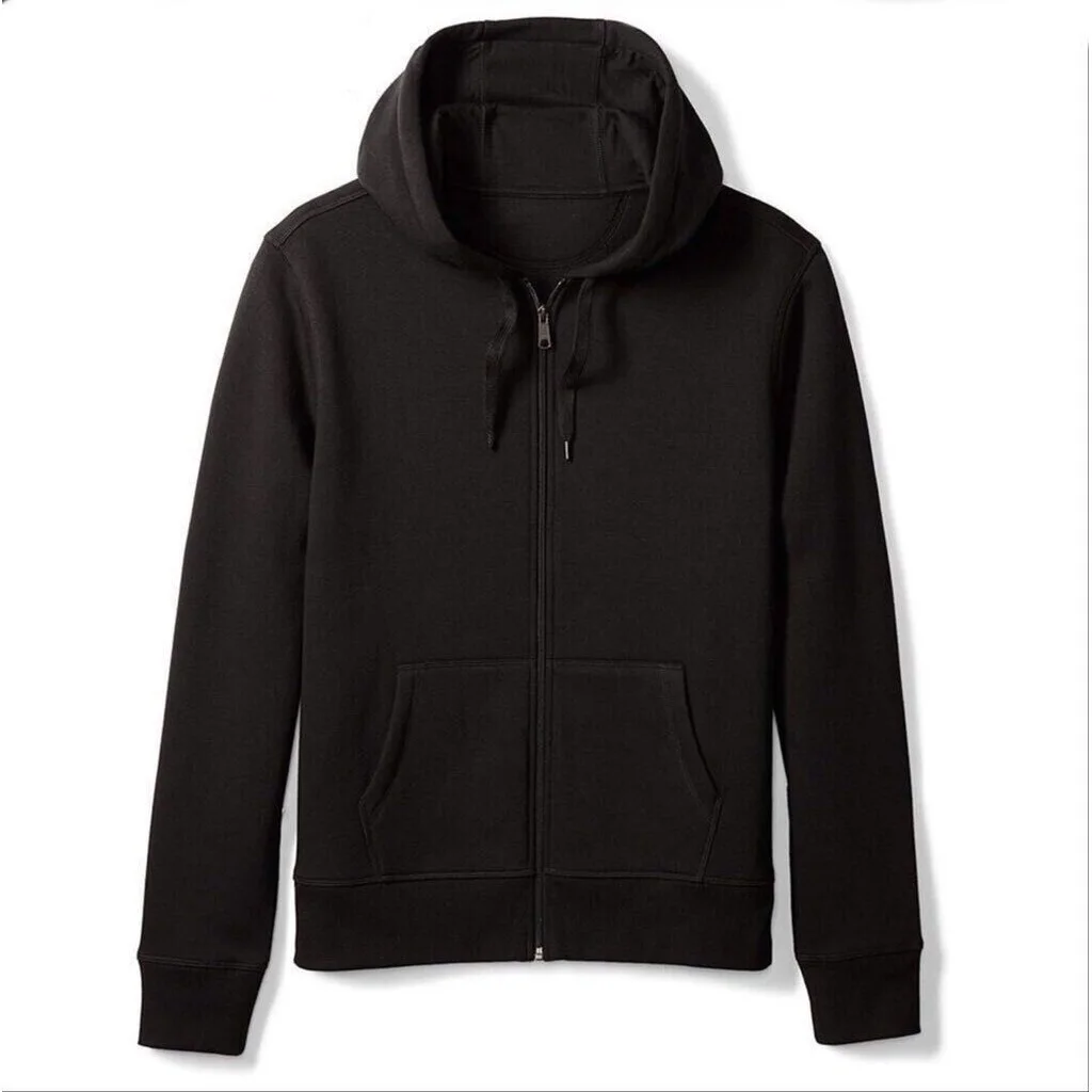 

Unisex Plain Jacket w/ Zipper Hoodie for Men Women