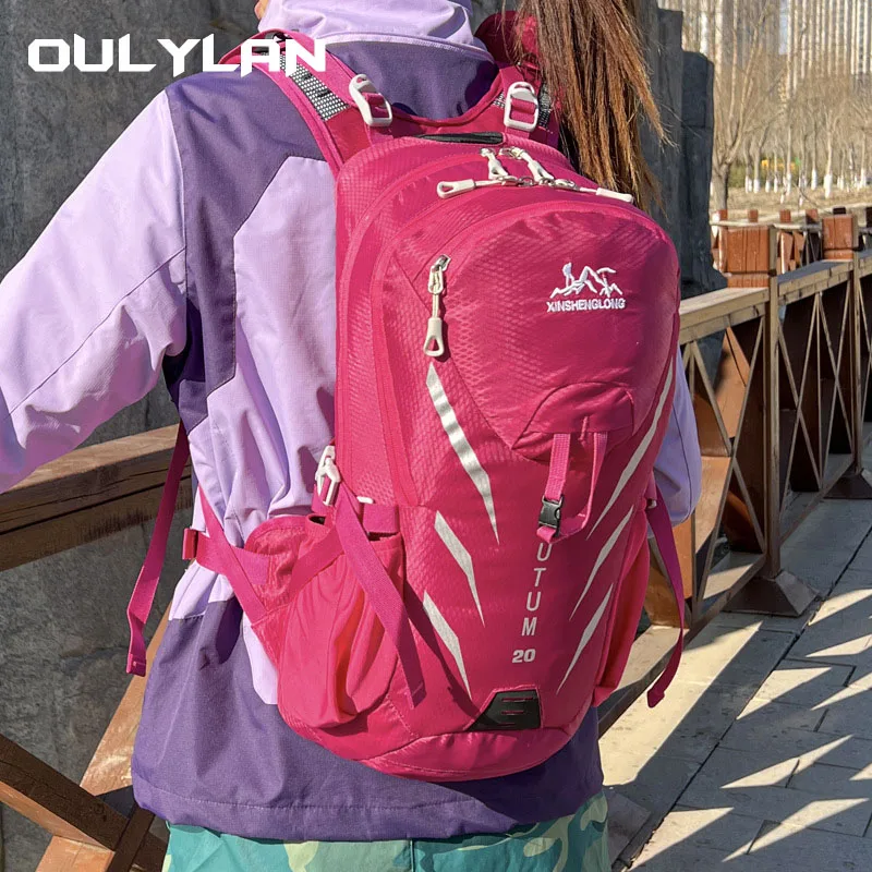 

Туристический рюкзак на плечо для мужчин и женщин, дорожная сумка для багажа, для пешего туризма, альпинизма, с сумкой для воды
