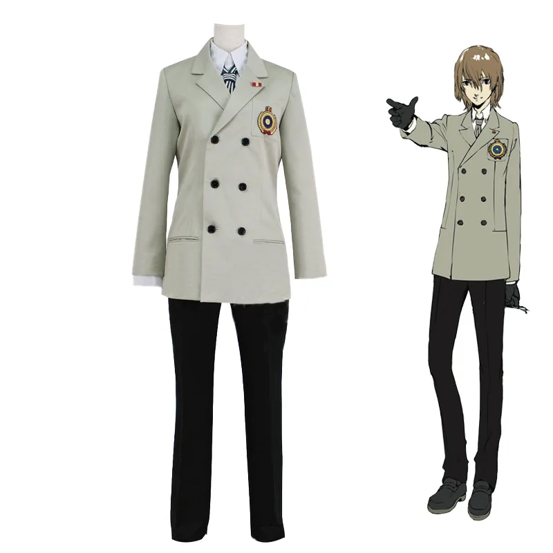 

Костюм для косплея Persona 5 P5 Akechi Gorou ворона из аниме для взрослых