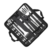 20 pcs camping kitchen utensil set complete grilling camping utensils portable camping equipment for travel picnics bbq parties