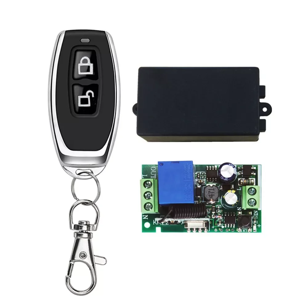 

NEW2023 433MHz AC 110V 220V Lamp Smart Home Wireless RF Remote Control Switch Receiver K/G Transmitter for Light Bulb Control