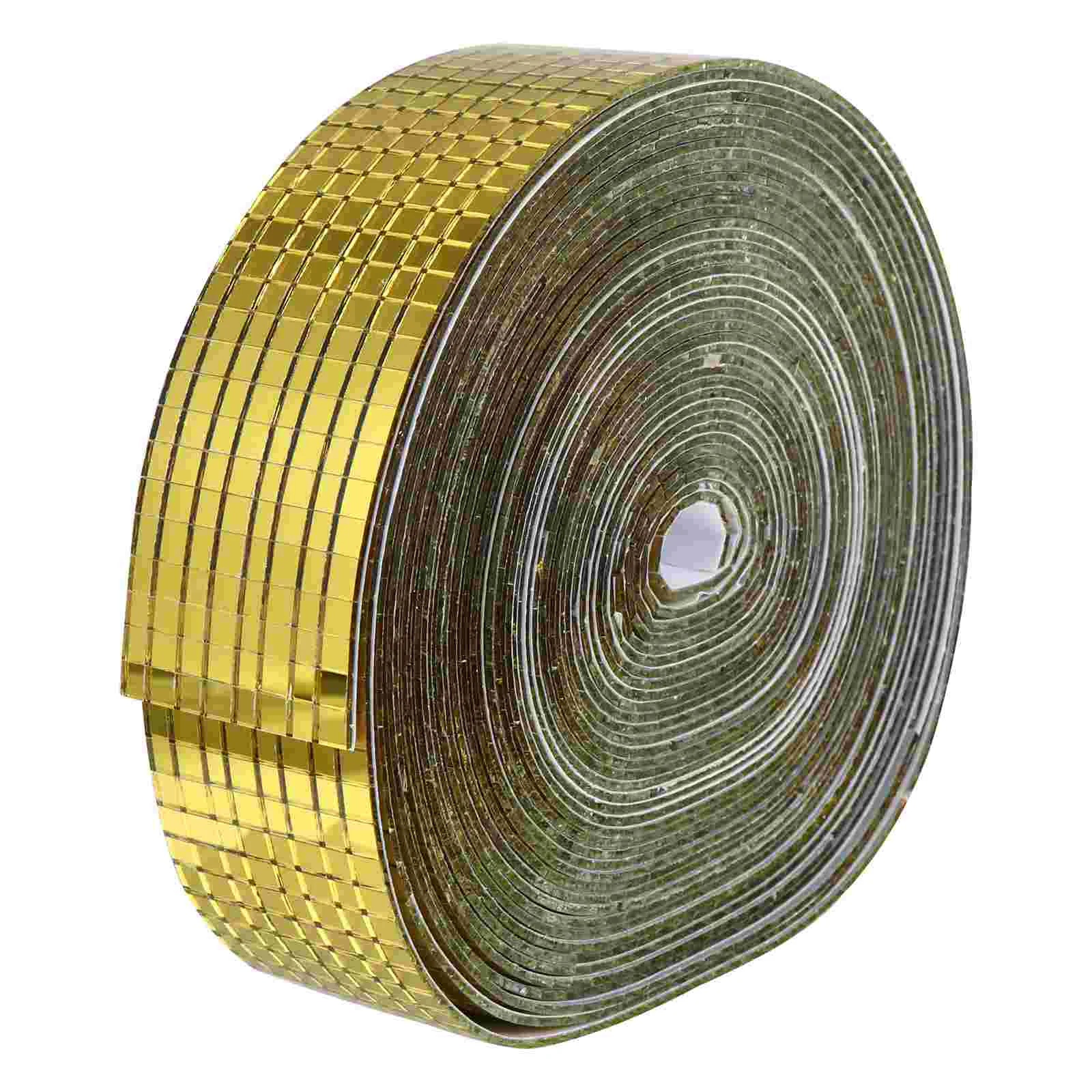 

Self- Adhesive Mosaic Tiles Square Mirror Tiles Glass Mirror Sheets Mosaic Sticker Waterproof Wall Decals for DIY Craft