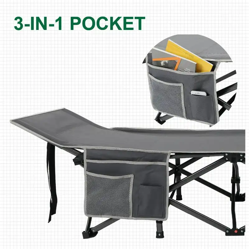 

Camping Cot Sleeping Bed Portable with Carry Bag