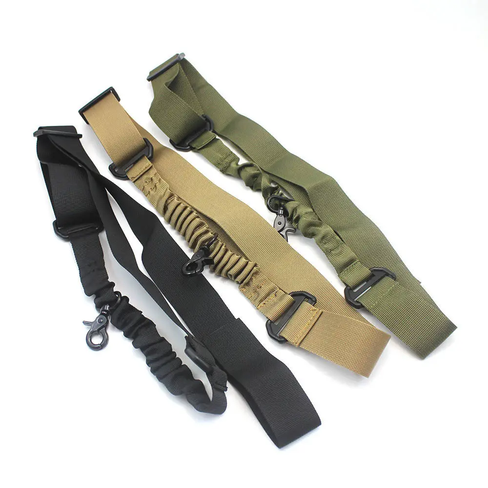 

Tactical Single Point Gun Sling Shoulder Strap Rifle Rope Metal Buckle Tactical Belt Tactical Gear Hunting Accessories