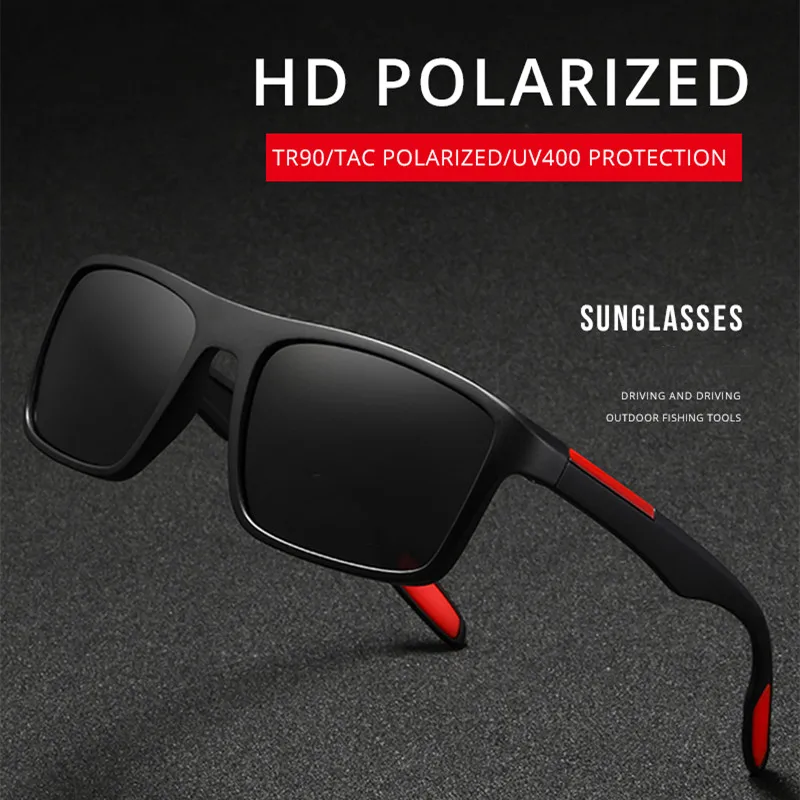 

Unisex TR90 Frame Sunglasses Men Women Polarized UV400 Driving Travel Sun Glasses Male Ultralight Anti-glare Polarizing Shades