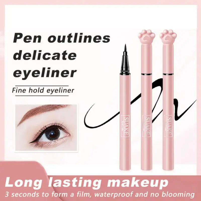 

SUAKE Liquid Eyeliner Cosmetics Waterproof Sweat-proof Not Easy To Smudge Cat's Claw Makeup Pen Slim Silky Eye Liner Pencil