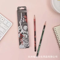 anime one piece cartoon pencil hb sketch items drawing stationery student school office supplies for kids gift random 1pcs pen