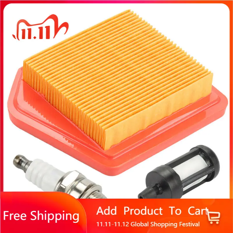 

Комплект воздушных фильтров SARK Plug-In для Stihl FS260 FS360 FS460, принадлежности для триммера, садовый инструмент, газонокосилка, Свеча зажигания, топл...